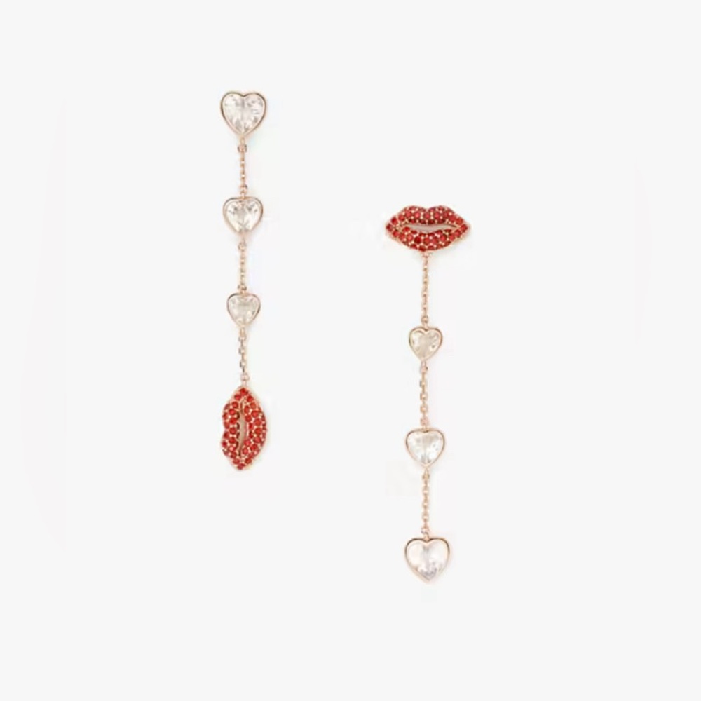 Kate Spade Kiss Kiss Linear Earrings NWT